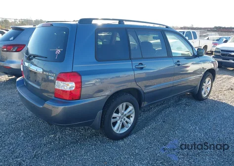2007 Toyota Highlander Hybrid V6 from USA, damaged, VIN JTEGW21A070019993